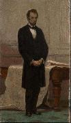 William Morris Hunt Portrait of Abraham Lincoln by the Boston artist William Morris Hunt, oil painting artist